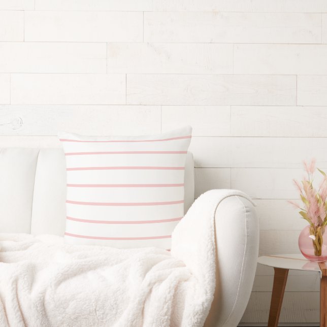 Almofada Padrão de distribuição simples de Rosas claro mode (Sofá)