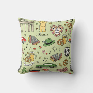 Almofada Padrão de Doodles na Alemanha