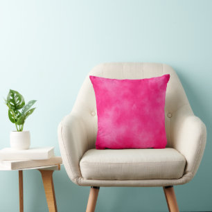 Almofada Padrão de efeito de nuvem de na moda Storm Magenta
