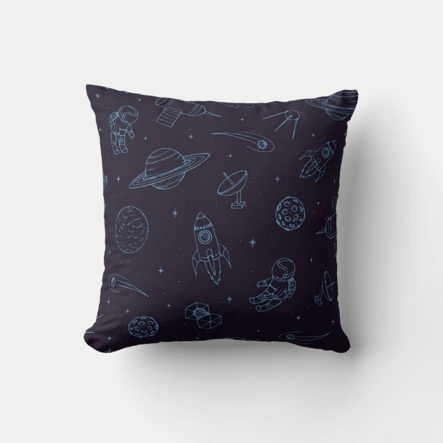 Almofada Padrão de espaço (Frente)
