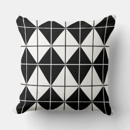 Almofada Padrão de Estilo Preto e Branco