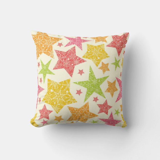 Almofada Padrão de estrelas (Frente)