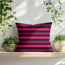 Padrão de Faixa Preto Rosa Magenta