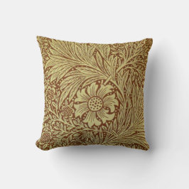 Almofada Padrão de Flor Antiga Marigold de William Morris