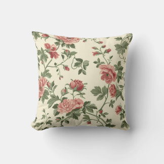 Almofada Padrão de Flor de rosas