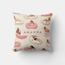 Almofada Padrão de flutuação da Piscina de Verão Personaliz