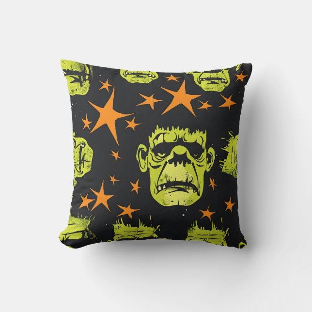Almofada Padrão de Frankenstein com o tílio (Frente)
