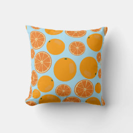 Almofada Padrão de Fruta laranja