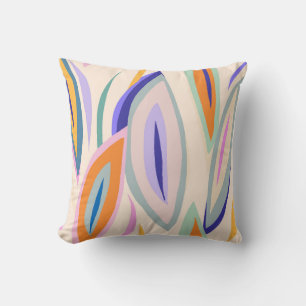Almofada Padrão de ilustração artística de abstrato ver