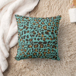 Almofada Padrão de Impressão Animal Leopard Jaguar