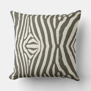 Almofada Padrão de Impressão de Animais Zebra Stripe