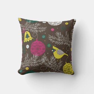 Almofada Padrão de inverno de Natal