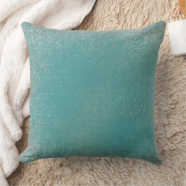 Almofada Padrão de Lace Teal Russo Antiquado