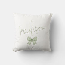 Padrão de Laço Xadrez Sage com Nome Personalizado