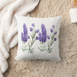 Almofada Padrão de Lavanda francês