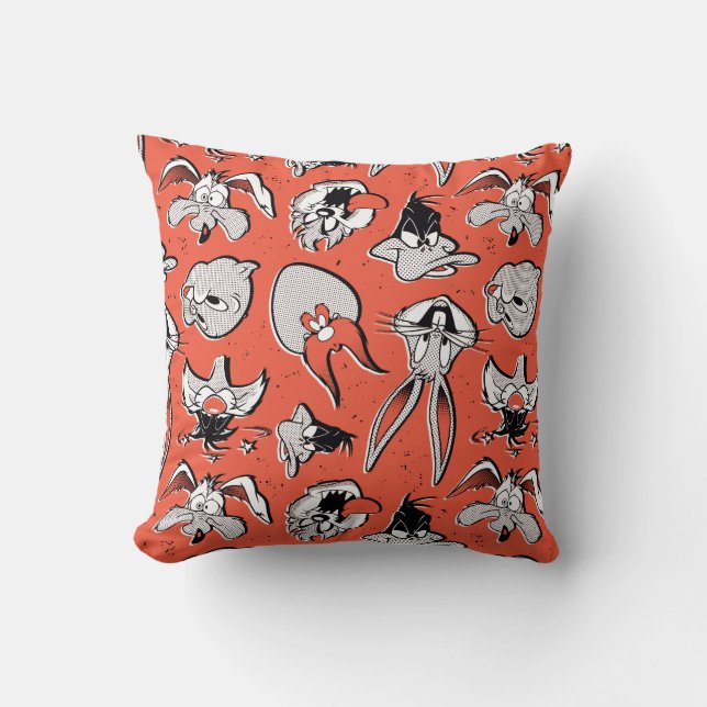 Almofada PADRÃO DE Meio-tom do LEOEY TUNES™ (Frente)