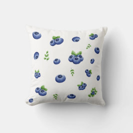 Almofada Padrão de mirtilo