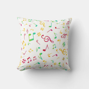 Almofada Padrão de música