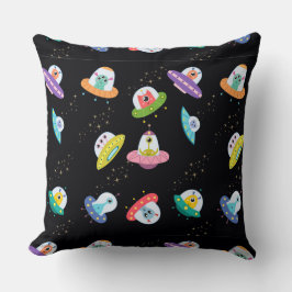 ALMOFADA PADRÃO DE NAVIOS OVNIS