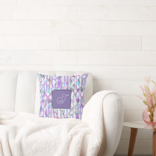 Almofada Padrão de Ondas Estrela Sonhadora Personalizado