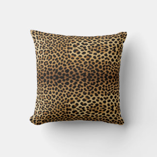 Almofada Padrão de Pele de Leopardo