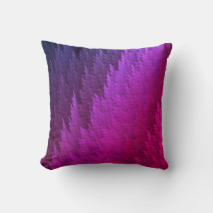 Almofada Padrão de pena Tye Dye roxo rosa
