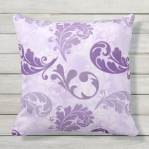 Padrão de Penas Roxas Elegantes