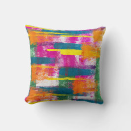 Almofada Padrão de pintura de abstrato
