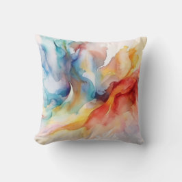Almofada Padrão de pintura de aquarela