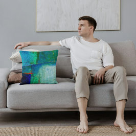 Almofada Padrão de pintura elegante e abstrato e colorido