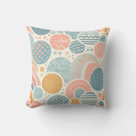 Almofada Padrão de Portas Geométricas Reproduzível