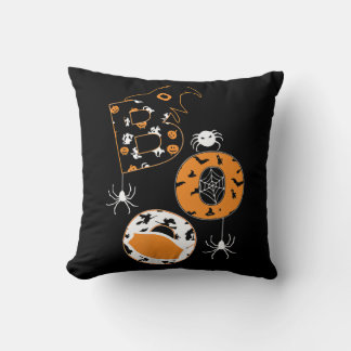 Almofada Padrão de Pumpkin da Bruxa de Aranha Máscara Boo