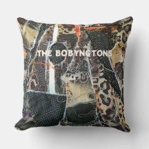 Padrão de remendo de impressão animal monograma 