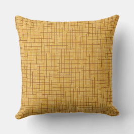 Almofada padrão de textura de juta com trama cruzada modern