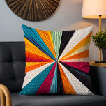 Almofada Padrão de Textura Moderna Colorida<br><div class="desc">Os Travesseiros decorativos coloridos de padrão de textura fina moderna apresentam um padrão de aparência colorido e texturizado de forma colorido. Perfeito para decoração de casa e escritório e como presente para família e amigos. Criado pelo Evco Studio www.zazzle.com/store/evcostudio</div>