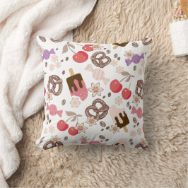 Almofada Padrão de tratamentos doces e salgados