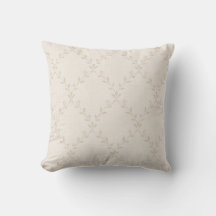 Padrão de Treliça Floral Boho Bege Macio