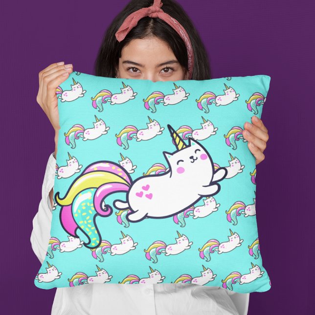 Almofada Padrão de unicat mágico - (Criador carregado)