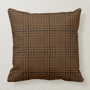 Almofada Padrão de Verificação de Glen Brown Houndstooth