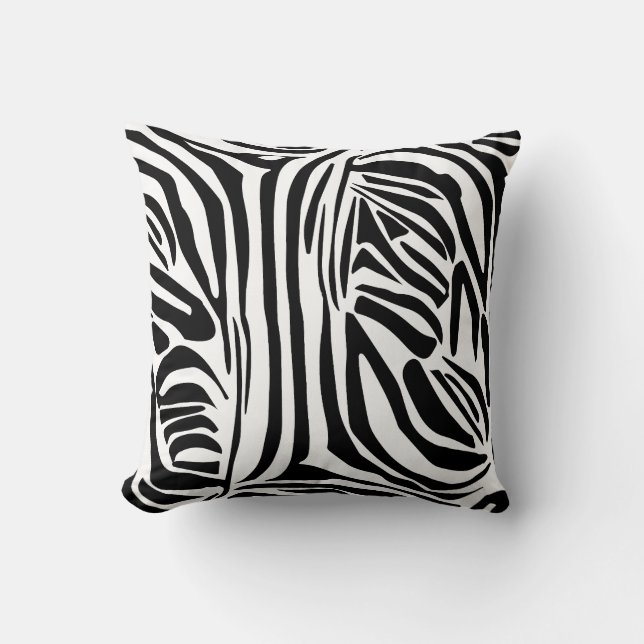Almofada Padrão de zebra (Frente)