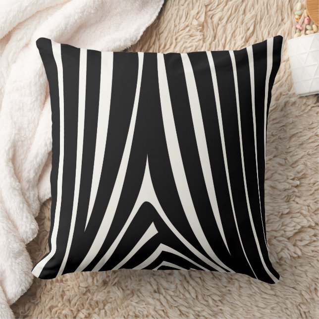 Almofada Padrão de Zebra Moderno e Divertido (Cobertor)