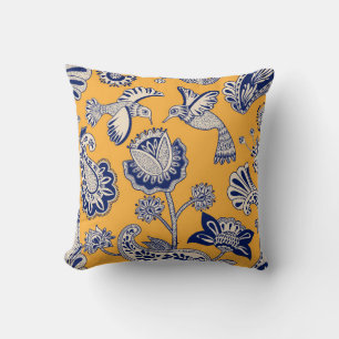 Almofada Padrão decorativo de vindima sem soldadura com av