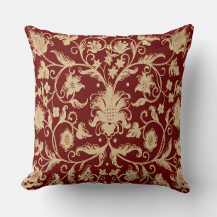 Almofada Padrão decorativo floral do ornamentado de vindima