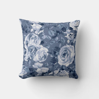 Almofada Padrão decorativo floral em aquarela elegante