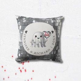 Almofada Padrão Design do Namorados do  do  Ghost Silver