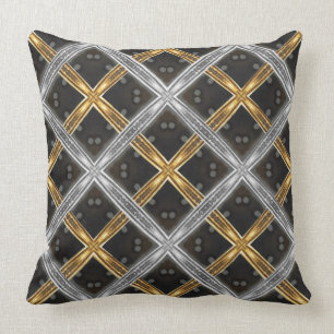 Almofada Padrão Dourado e lacrado