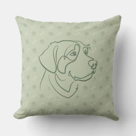 Almofada Padrão Dourado Retriever