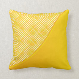 Almofada Padrão duplo amarelo de 2 lados| Funky e Cute