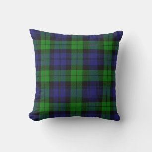 Almofada Padrão Escocês da Xadrez Tartan Black Watch