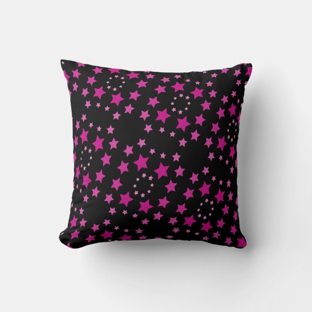Almofada Padrão Estrela Rosa (Frente)